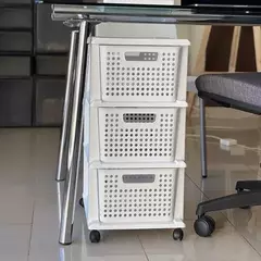 CAJONERA ORBITAL X 3 CAJONES C/RUEDAS