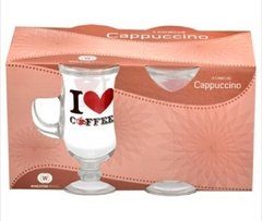 Set x4 jarritos de capuchino Love