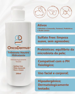 Oncodermus - Sabonete Neutro | 200ml - comprar online