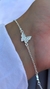 Pulsera Triple Mariposa con Cubic - comprar online
