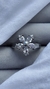 Anillo Flor en Plata y Petalos de Cubic Engarzados - comprar online