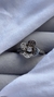 Anillo Flor en Plata Rodinada y Cubic - comprar online