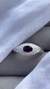 Anillo Sello en Plata925 y Cubic Ojo Azul - comprar online