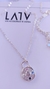 Cadena en Plata 45cm ext.50cm con Dije Candado