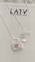 Cadena en Plata 45cm ext.50cm con Dije Candado