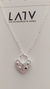Cadena en Plata 45cm ext.50cm con Dije Candado