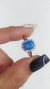 Anillo Universo en Plata Rodinada y Opalo