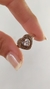 Anillo Corazon en Plata 925 con Centro Cubic