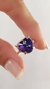 Anillo Corazón en Plata y Cristal Sw Blue