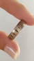 Anillo Alianza en Plata Facetada
