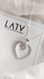 Conjunto Corazón Calado en Plata925 y Cubic