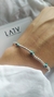 Pulsera con Cierre Donas de Plata con Ojito Murano