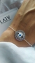 Pulsera Ojo en Plata y Cubic