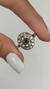 Anillo Ojo Protector en Plata Rodinada y Cubic