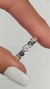 Anillo Sin Fin Ojitos Multicolor con Cubic en Plata925