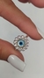 Anillo Flor Ojito Nacar en Plata925