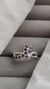 Anillo en Plata925 y Cubic Violeta Serpiente