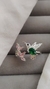 Anillo Colibrí Regulable en Plata925 y Cubic