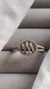 Anillo en Plata Rodinada y Cubic