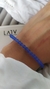 Pulsera en Plata y Cristales Checos Azul Mate
