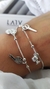 Pulsera en Plata 925 con Dijes de Diseño