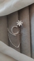 Cuff Flor Pasante con Cadena