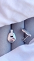Aros Gota Plana con Cubic - comprar online