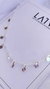 Cad en Plata 40cm ext.45cm con Dijes Corazones