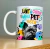 Lar é onde meu PET está - Caneca - loja online