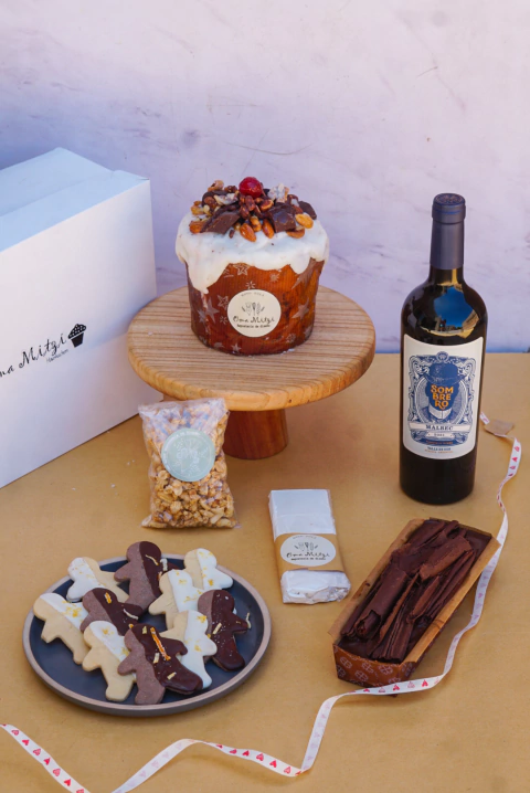 caja navideña empresarial