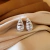 AROS GOTA N4 CALADOS CON BRILLO - Plata 925