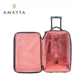 BOLSO DE VIAJE CON CARRO PLEGABLE 21'' AMAYRA - tienda online
