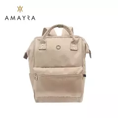 MOCHILA AMAYRA SQUARE CAMEL