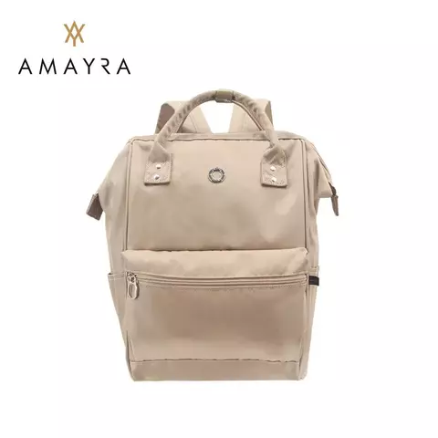 MOCHILA AMAYRA SQUARE CAMEL