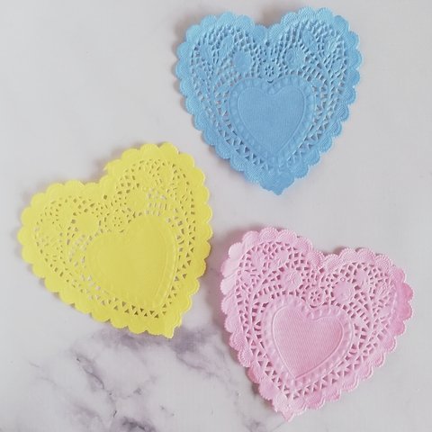 Blondas Corazon por 10 , 10 cms