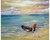 Pescador na praia (50x60 cm)