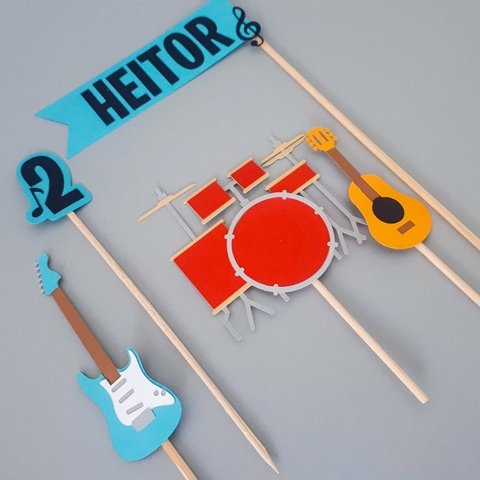 Topo de Bolo - Instrumentos Musicais