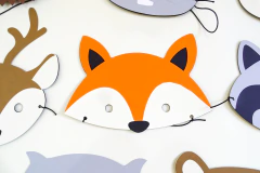 Máscaras - Animais do Bosque na internet