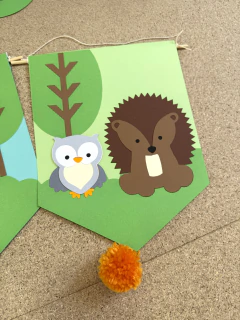 Flâmulas - Animais do Bosque Menino - comprar online