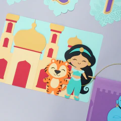 Kit Painel- Parquinho A Princesa da Arábia - Tiquinho de Cor