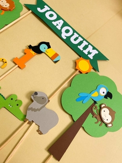 Topo de Bolo Fauna Brasileira - comprar online