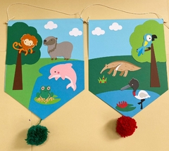 Kit Painel - Fauna Brasileira - Tiquinho de Cor