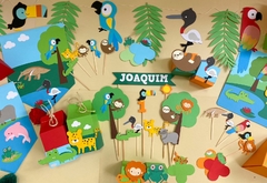 Kit Papelaria para Festa - Fauna Brasileira