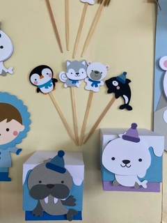 Caixinha Quadrada - Animais do Ártico na internet