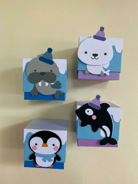 Caixinha Quadrada - Animais do Ártico