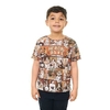 Camiseta Infantil Unissex Católica Heróis Da Fé