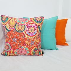Estampado mandalas naranja - comprar online