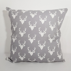 Almohadón estampado gris 514