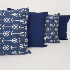 Almohadón estampado azul 205 - La bacana deco