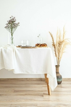 MANTEL TUSOR LISO OFF WHITE - comprar online
